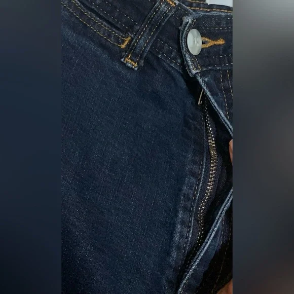 GAP Women High Rise Flare Wide-Leg Crop Jeans in Deep Blue, Sz 10. NWOT - Picture 8 of 12